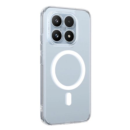 Forzacase Xiaomi 17 5G ile uyumlu ClearMag Serisi Magsafe Özellikli Kristal Şeffaf Sert PC Kılıf