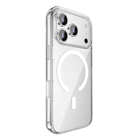 Forzacase iPhone 17 Pro Max uyumlu ClearMag Serisi Magsafe Özellikli Kristal Şeffaf Sert PC Kılıf