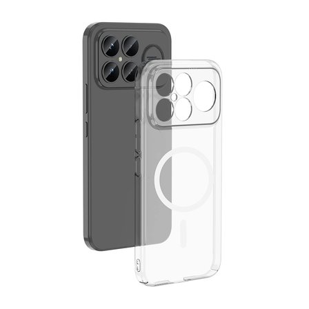 Forzacase Xiaomi Poco F8 Ultra ile uyumlu ClearMag Serisi Magsafe Özellikli Kristal Şeffaf Sert Kılıf