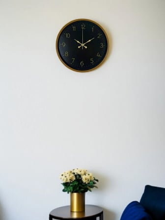36 Cm Kahverengi Standart Duvar Saati iegxx