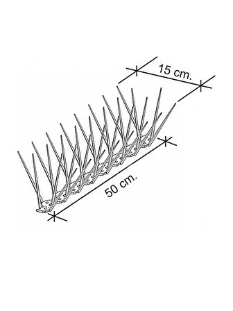 Dış Mekan Bariyer Kuş Koruma Bariyeri 4 METRE