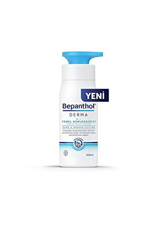 Derma Temel Nemlendirici Vücut Losyonu, 400 Ml, Kuru&hassas Ciltler