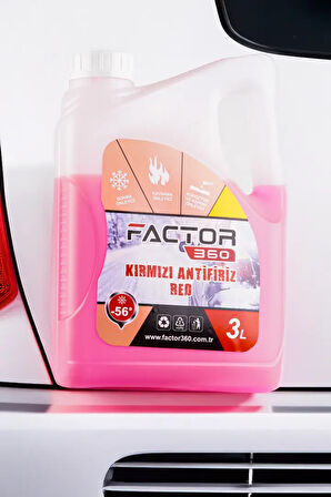 Factor360 -56°C Kırmızı Antifriz 3 L