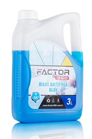 Factor360 -56°C Mavi Antifriz 3 L