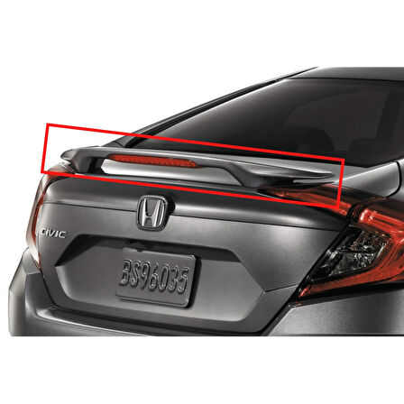 HONDA FC5 IŞIKLI SPOİLER (( BOYASIZ ))