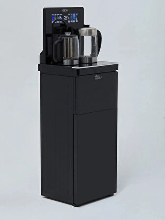 Gizli Damacanalı Sıcak ve Soğuk Su Çay-Filtre Kahve-Türk Kahvesi Makinesi Dokunmatik Ekran