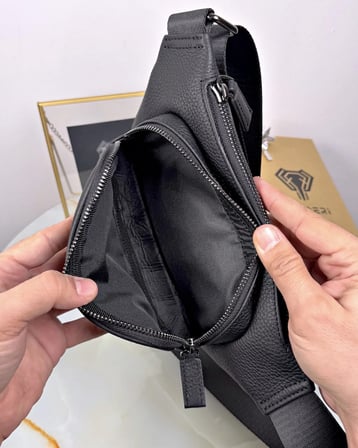 Hakiki Deri Çapraz Çanta – Siyah Crossbody Model | 2085