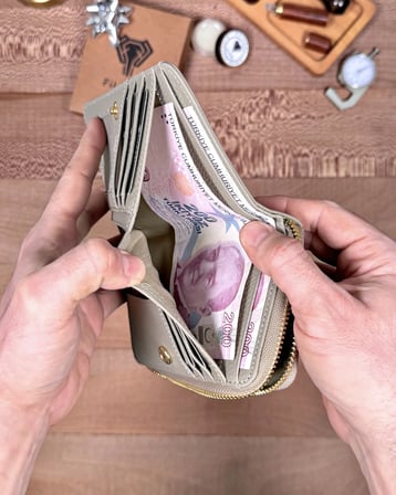 Kadın Cüzdan – Vizon Hakiki Deri, Lüks Model | 2091