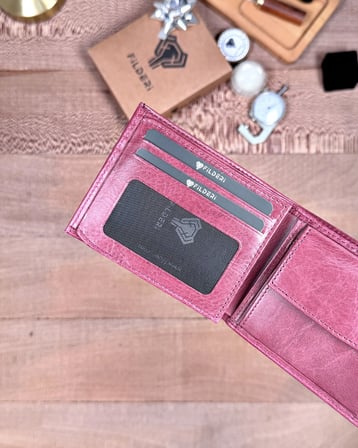 Erkek Cüzdan Bozuk Paralı – Hakiki Deri Bordo | 2147