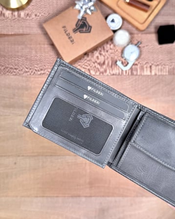 Erkek Cüzdan Bozuk Paralı – Hakiki Deri Gri | 2147