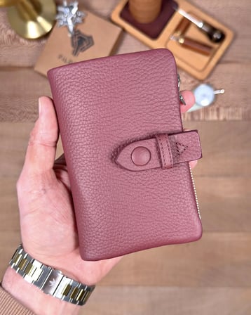 Küçük Kadın Cüzdan – Hakiki Deri Bordo | 2149