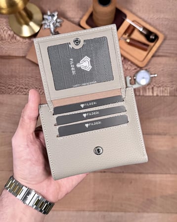 Fonksiyonel Küçük Kadın Cüzdanı – Hakiki Deri Vizon | 2150