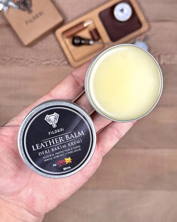 Hakiki Deri Bakım Kremi Metal Kutulu 90 ml