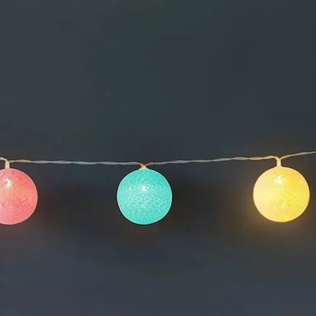 Marsilyan LED Renkli Top Lamba Dekoratif Aydınlatma Çok Renkli 170 gr