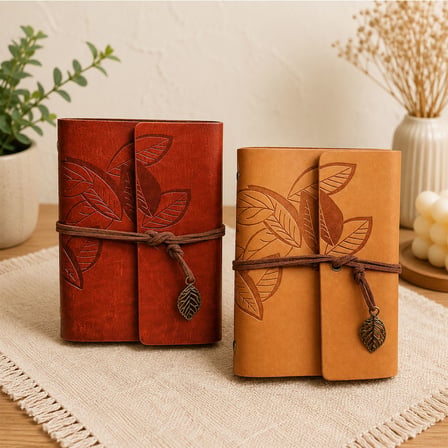 Özel Seri Küçük Boy Retro Deri Defter Günlük Tutmak Nikah İçin Eskimez Tarz