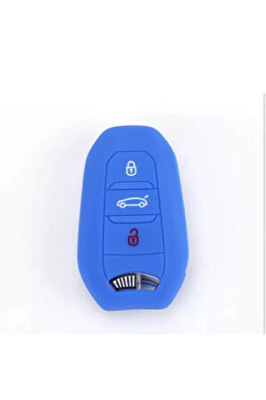 Citröen C5 Aircross Anahtar Koruma Kılıfı Anahtarsız Çaliştırma Logo Yeri Altta Olan Model Uyumlu