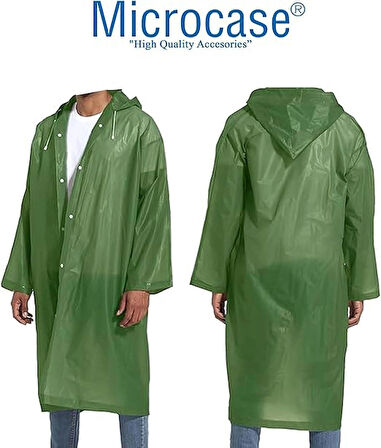 Microcase Erkek ve Kadınlar için Rüzgar ve Yağmur Koruyucu Yağmurluk - BEYAZ AL4665