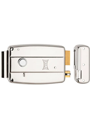 Kale Silindirli Tirajlı Elektrikli Kilit Nikel 14 cm (52 mm Silindirli) - 157EL000021