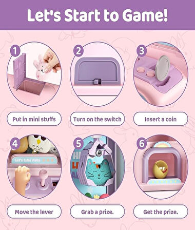 Oyuncak Tutma Makinesi Claw Machine