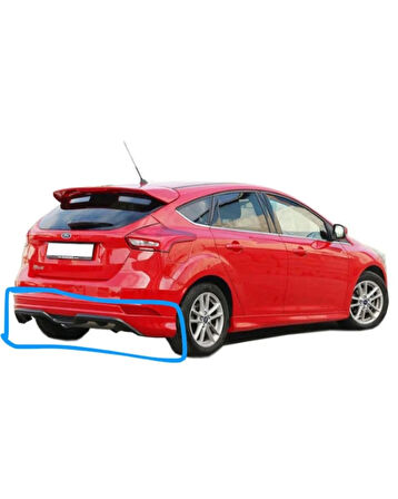 Ford Focus 3 HB Makyajlı (2015-2018) Arka Tampon Eki (( BOYASIZ ))