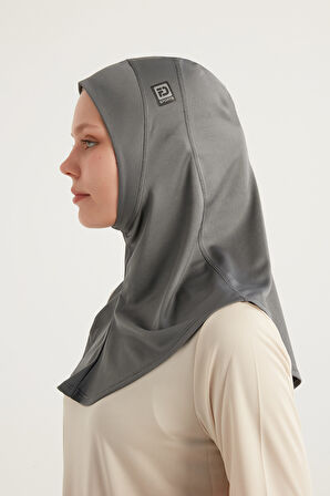 KFIT-HIJAB Spor Bone – Koyu Gri