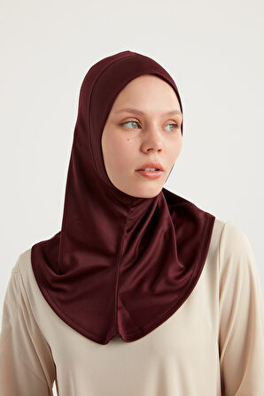 KFIT-HIJAB Spor Bone – Bordo