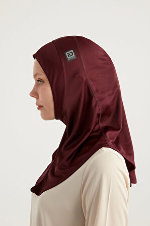 KFIT-HIJAB Spor Bone – Bordo