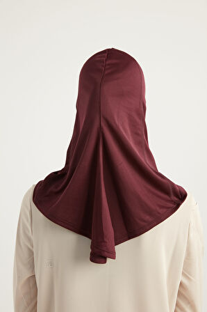 KFIT-HIJAB Spor Bone – Bordo