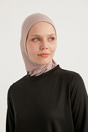 KFIT-HIJAB Spor Bone – Pudra