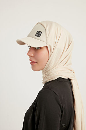 STYLE-HIJAB Kepli Spor Şal – Bej