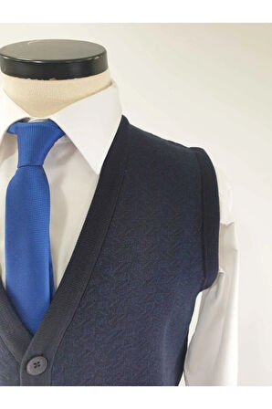 Erkek Çelik Örgü Düğmeli Yelek