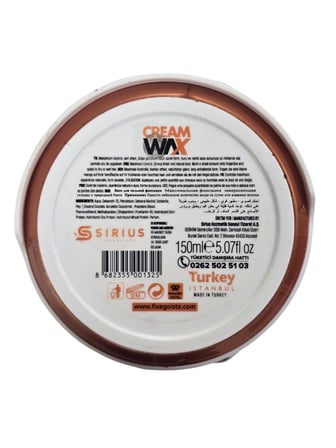 Fix Egoiste Cream Wax Casual Look Saç Vaksı 150 ml - Keratin & ProV Complex Krem Saç Şekillendirici