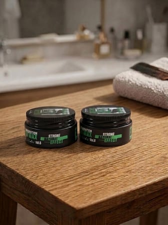 Fix Egoiste Hair Wax Vol.6 Strong Natural Effect Saç Vaksı 150 ml - Doğal Etki Güçlü Tutuş Wax 2'li Set