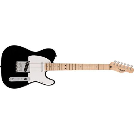 Squier Sonic Telecaster Akçaağaç Klavye Siyah  Elektro Gitar