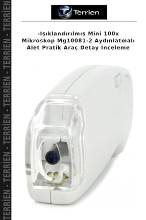 -Işıklandırılmış Mini 100x Mikroskop Mg10081-2 Aydınlatmalı Alet Pratik Araç Detay İnceleme