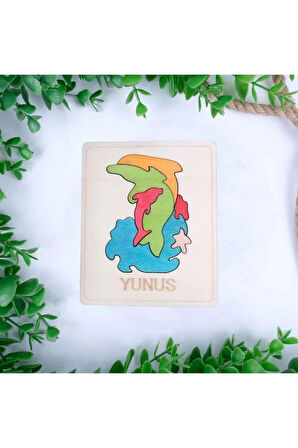Ahşap Yunus Figürlü Puzzle