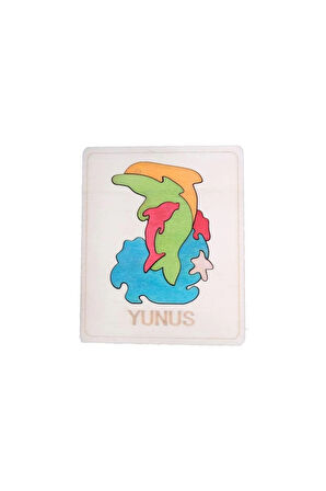 Ahşap Yunus Figürlü Puzzle