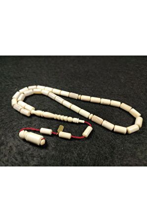 Furkan Gül Usta Eseri Imzalı El Boy Kalem Oyma Balina Kemiği Sertifikalı 4071