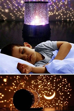 Star Projeksiyon Yıldızlı Gece Lambası
