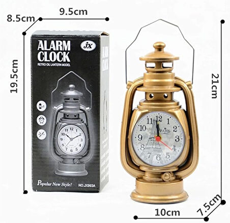 GAZ LAMBA MODEL ALARM MASA ÇALAR SAAT