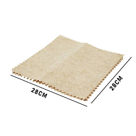 3 PCS 28X28CM YEŞİL LİF KABAK BİTİKİ ÜRETİMİ SAF DOĞAL TEMİZLİK BEZİ