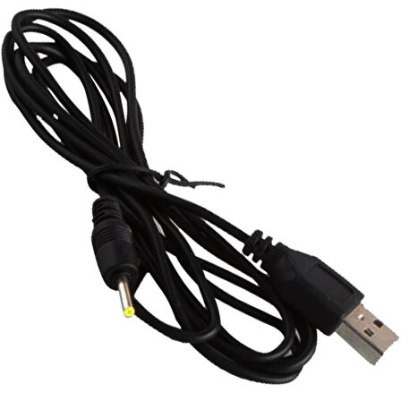 USB İNCE ADAPTÖR JACKLI KABLO 2.5*0.7 UÇ * YD-DC10