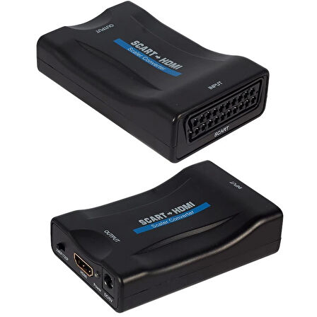 SCART TO HDMI ÇEVİRİCİ ADAPTÖR 1080P-720P