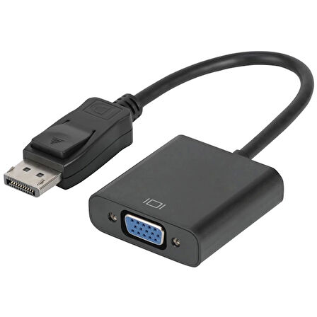 DISPLAY PORT ERKEK TO VGA DİŞİ 10 CM ÇEVİRİCİ KABLO