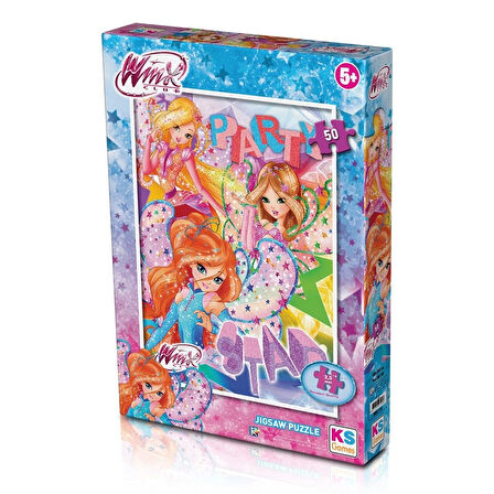 WINX 709 Puzzle 100/WINX PUZZLE 50 PARÇA