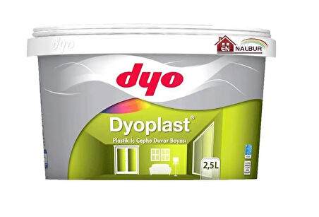 Dyoplast Plastik İç Cephe Boyası 2,5 Litre Bayrak Kırmızı