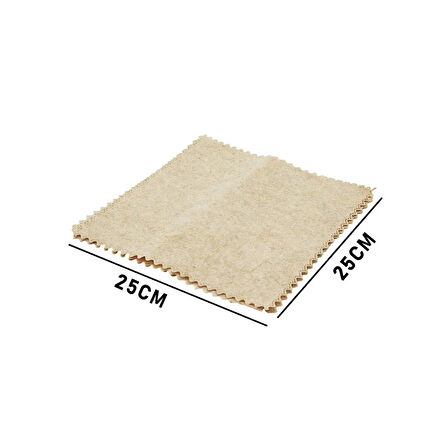 3 PCS 25X25CM YEŞİL LİF KABAK BİTİKİ ÜRETİMİ SAF DOĞAL TEMİZLİK BEZİ - Lisinya