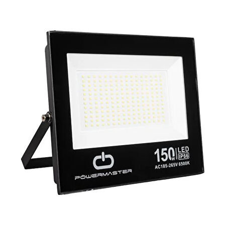 PM-22585 30 WATT - 220 VOLT 6500K IP66 150* IŞIK AÇISI SİYAH SLİM KASA LED PROJEKTÖR