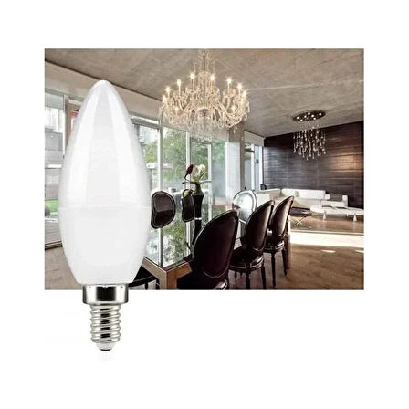 Led Ampul Soft Buji 6400 E14 7W