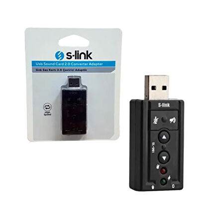 SL-U61 USB SES KARTI 2.0 ÇEVİRİCİ ADAPTÖR